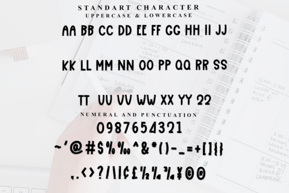 Conten Creator Font PNG with transparent background - Preview 4