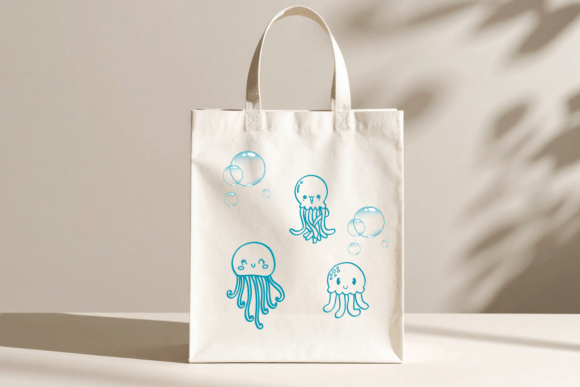 Cute Jellyfish Doodles Font - Preview 5