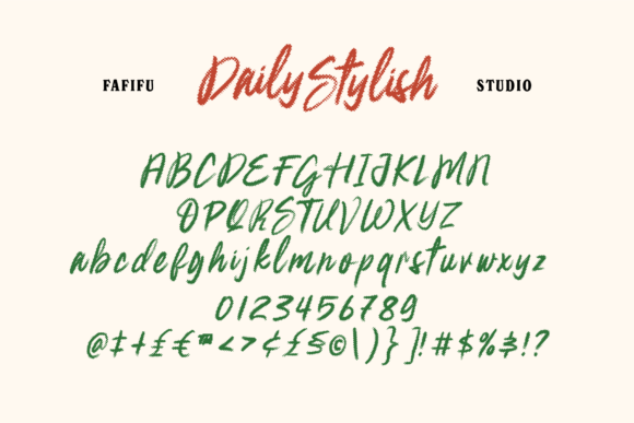 Daily Stylish Font - Preview 5