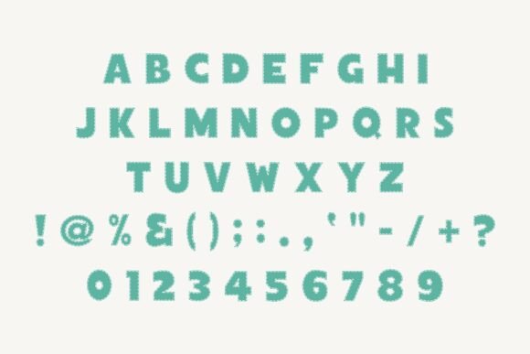 Hello Chunky Font - Preview 5