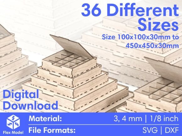 Decorative Round Box Laser Cut Svg Files · Creative Fabrica