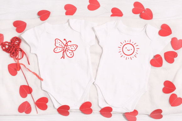Little Spring Doodles Font PNG with transparent background - Preview 3