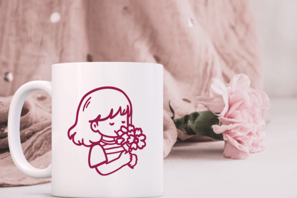 Little Spring Doodles Font PNG with transparent background - Preview 4