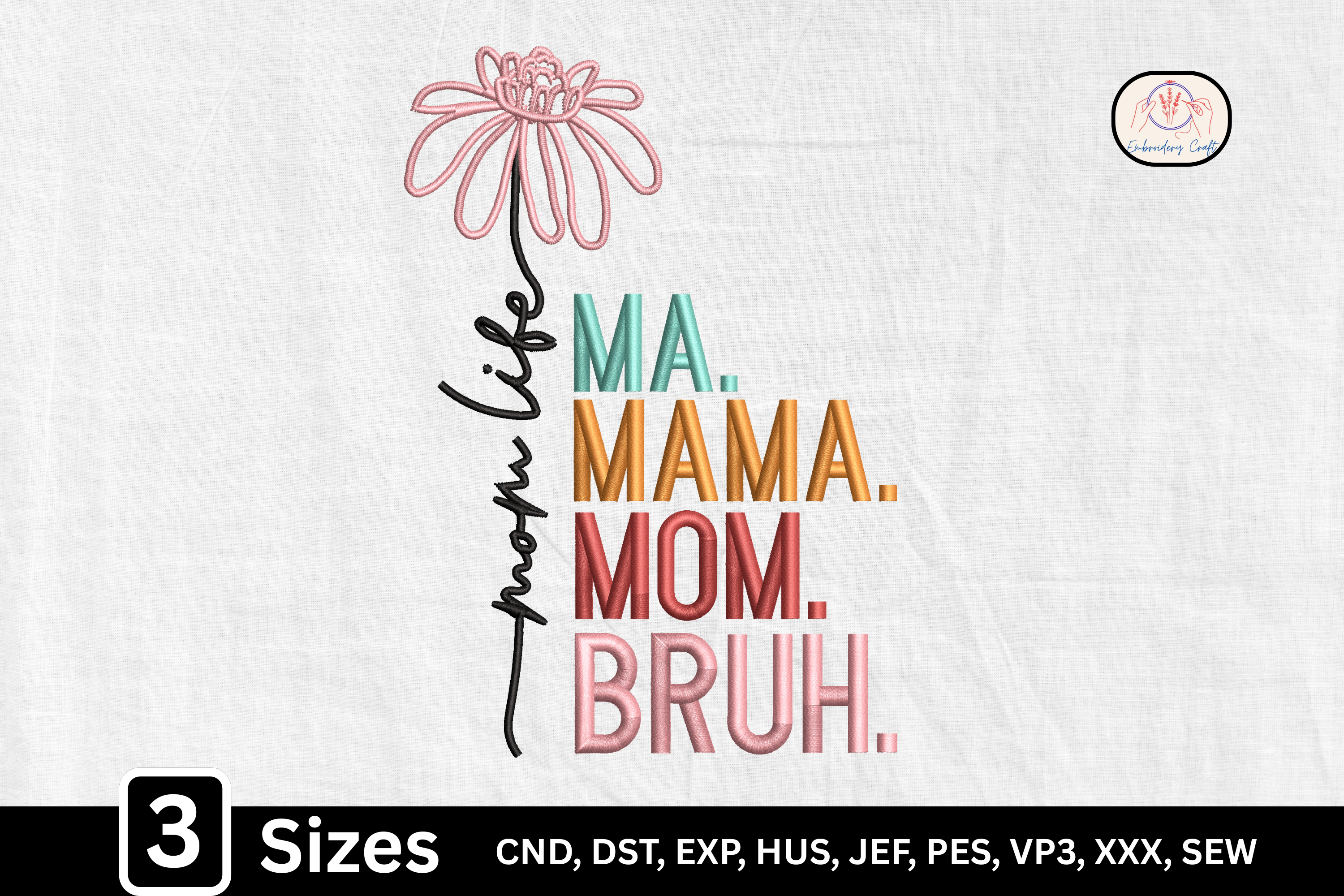 Ma Ma Mom Bruh Wild Flower Mom