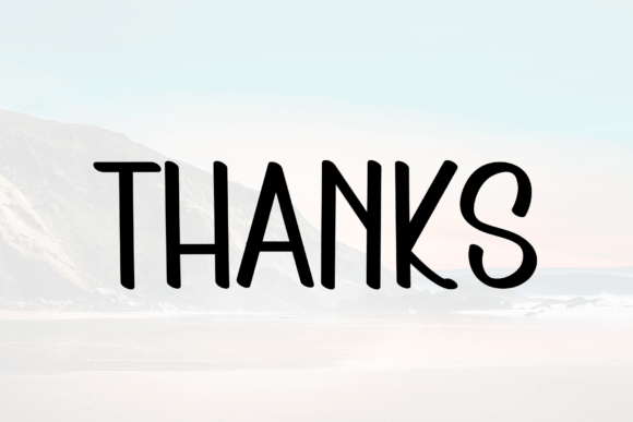 Mountain February Font PNG with transparent background - Preview 4