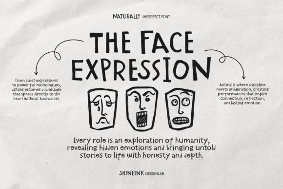 Naturally Imperfect Font PNG with transparent background - Preview 5