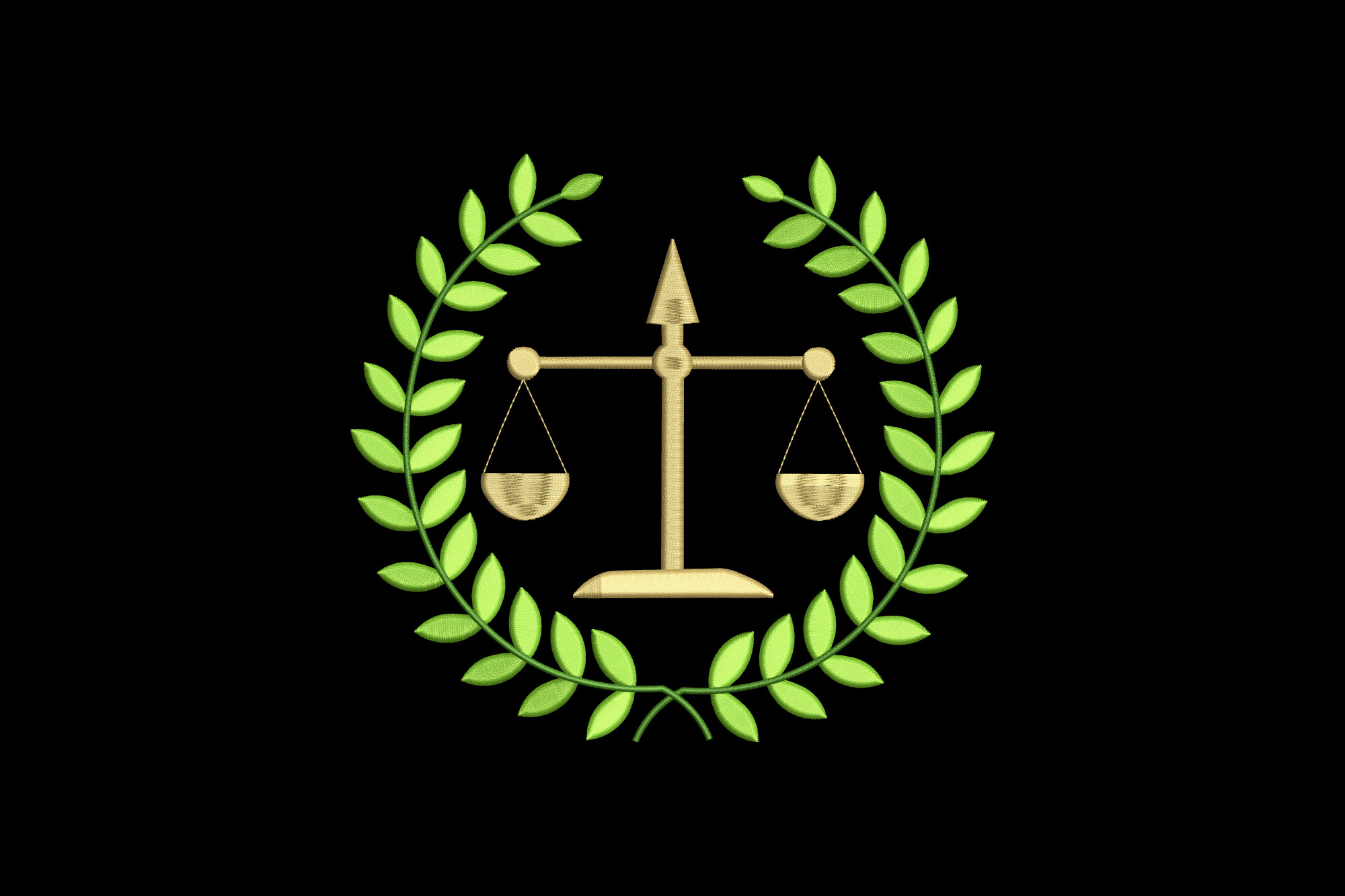 Scales of Justice on Law