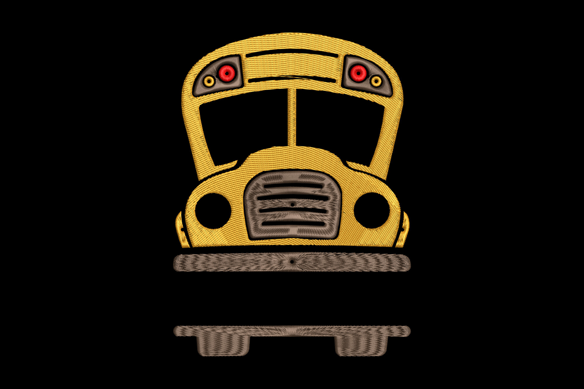 School Bus Monogram