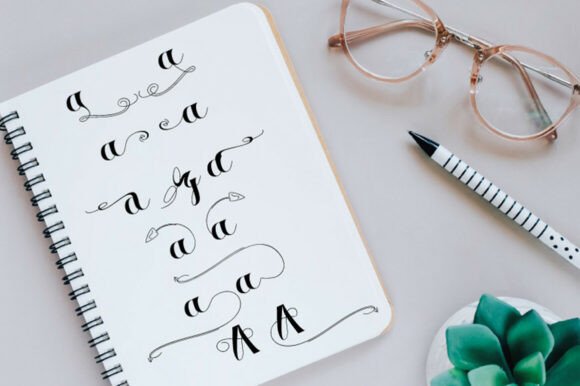 Silvagia Font PNG with transparent background - Preview 3