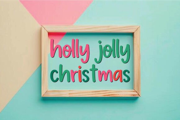 Simple Playful Font PNG with transparent background - Preview 4