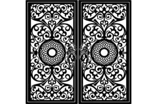 Vintage Decorative Door Window Graphic by GFX_Aman · Creative Fabrica