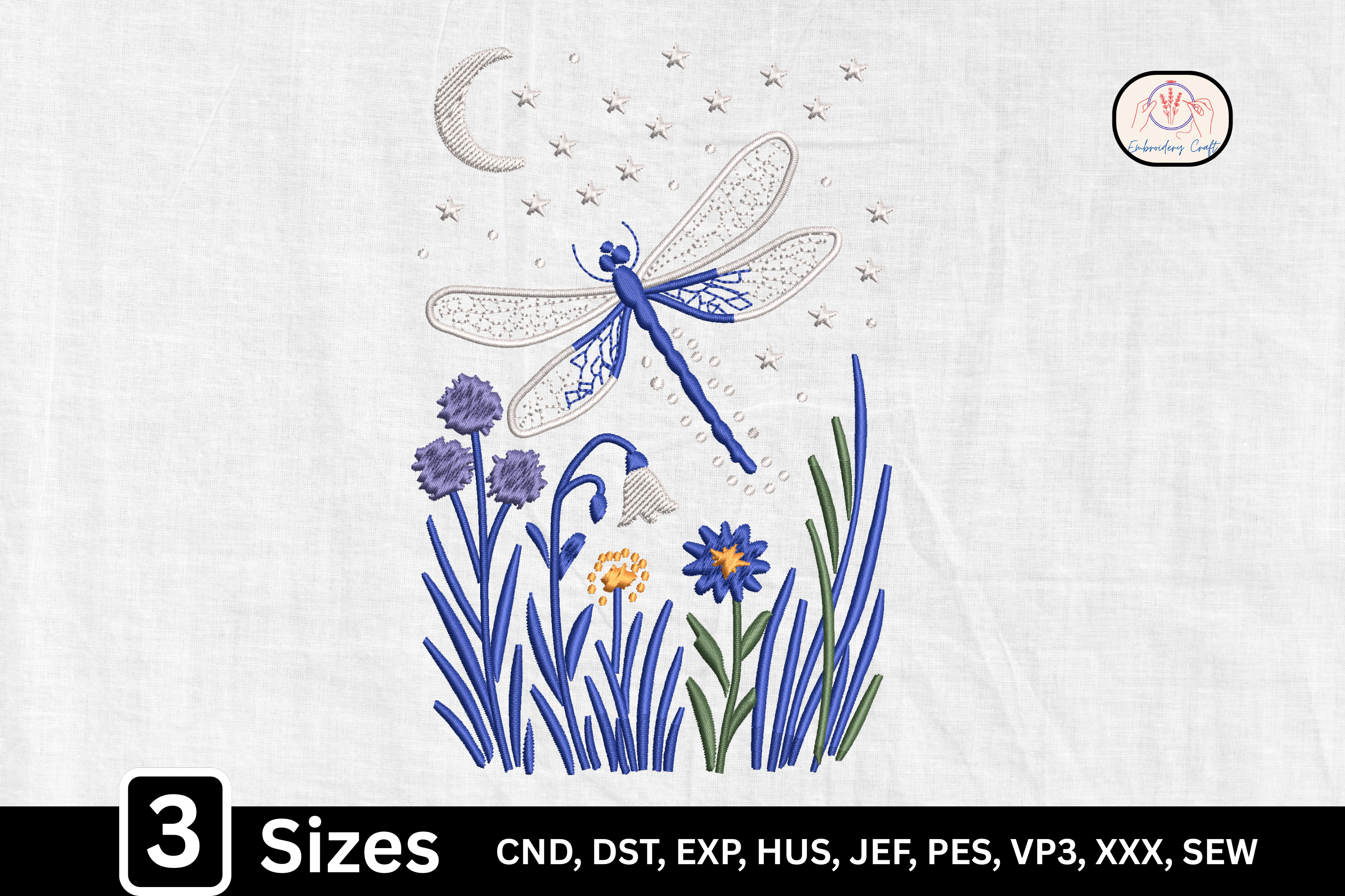 Wildflower Meadow Night Dragonfly