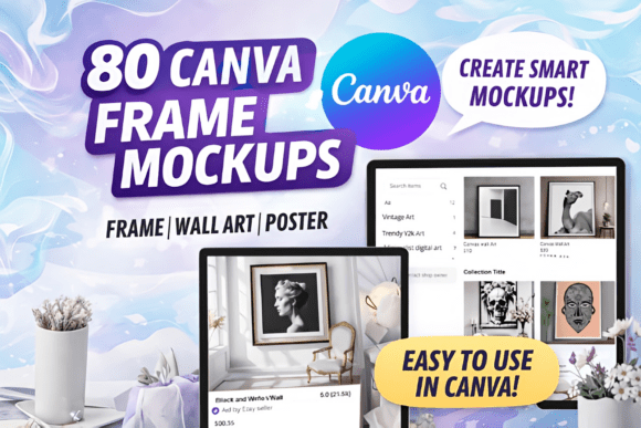 80 Canva Templates | Perfect for Digital