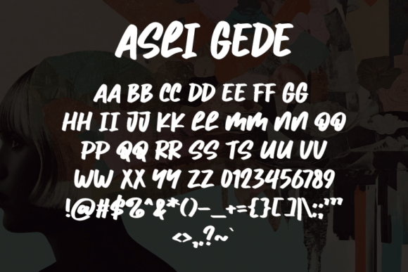 Asli Gede Font - Preview 1