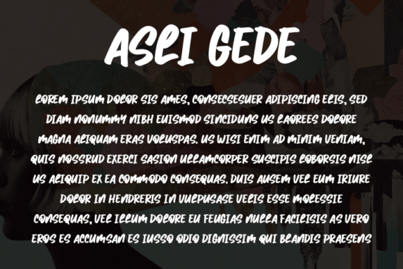 Asli Gede Font - Preview 2