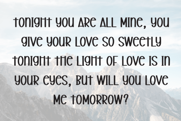 Babylove Font - Preview 5