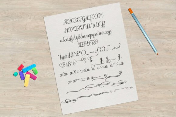 Beautiful Font - Preview 5