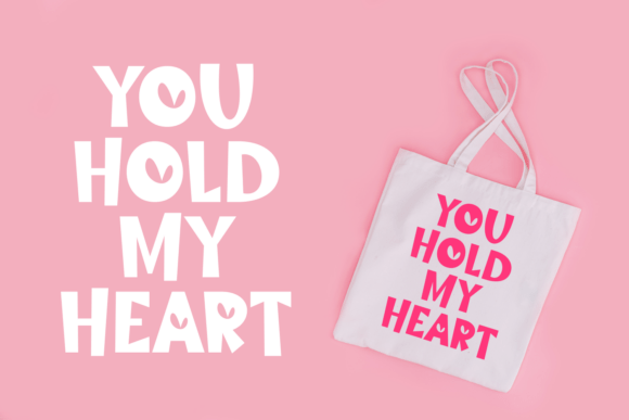 Because Lovely Font PNG with transparent background - Preview 1