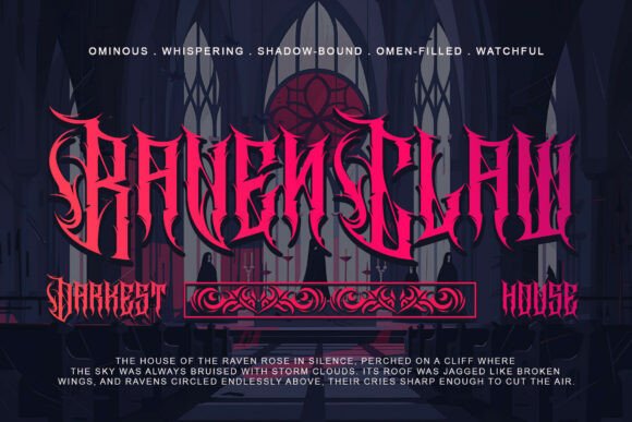Cathedrave Font - Preview 2