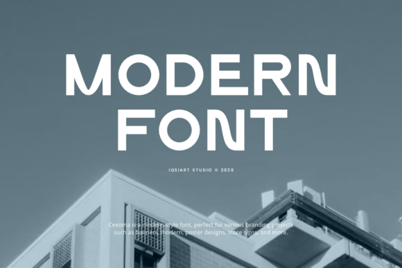 Cexoma Font - Preview 1