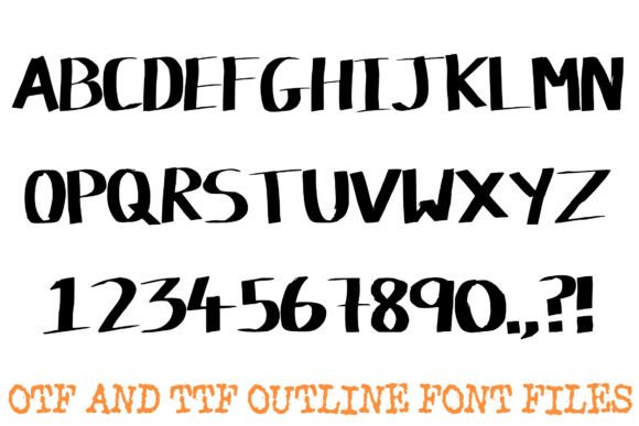 Chunky Marker Font - Preview 1