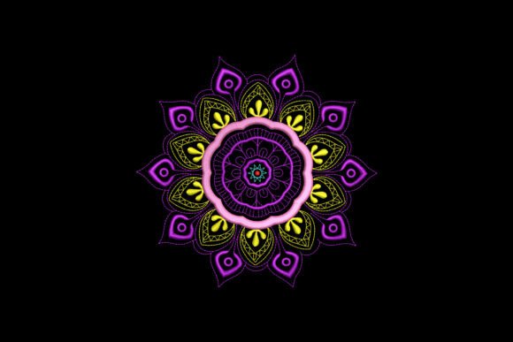 Colorful Floral Mandala