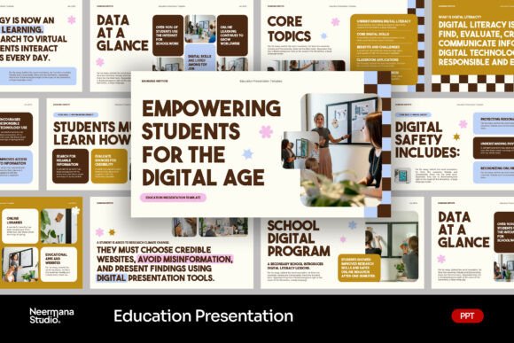 Preview of Creative Education PPT Presentation education presentation template