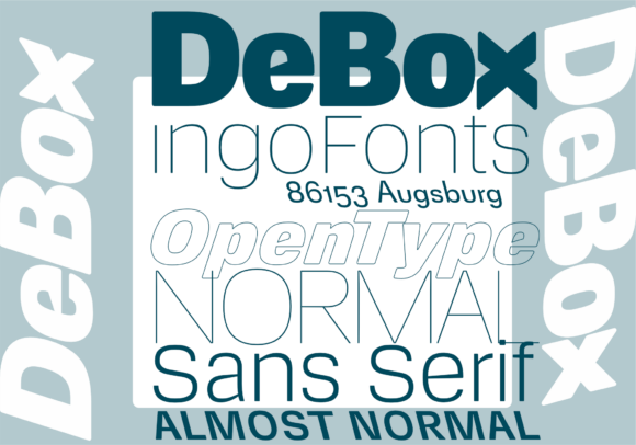 Debox Normal Font - Preview 5