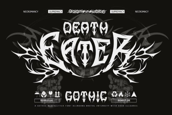 Demon Crown Font - Preview 5