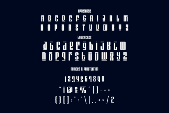 Digitron Futures Font - Preview 4