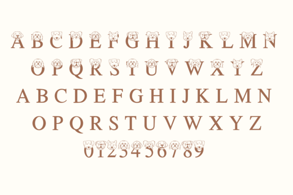 Dog Face Font - Preview 1