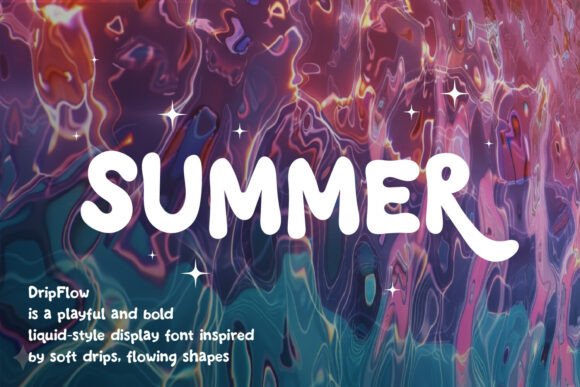 Dropflow Font - Preview 1