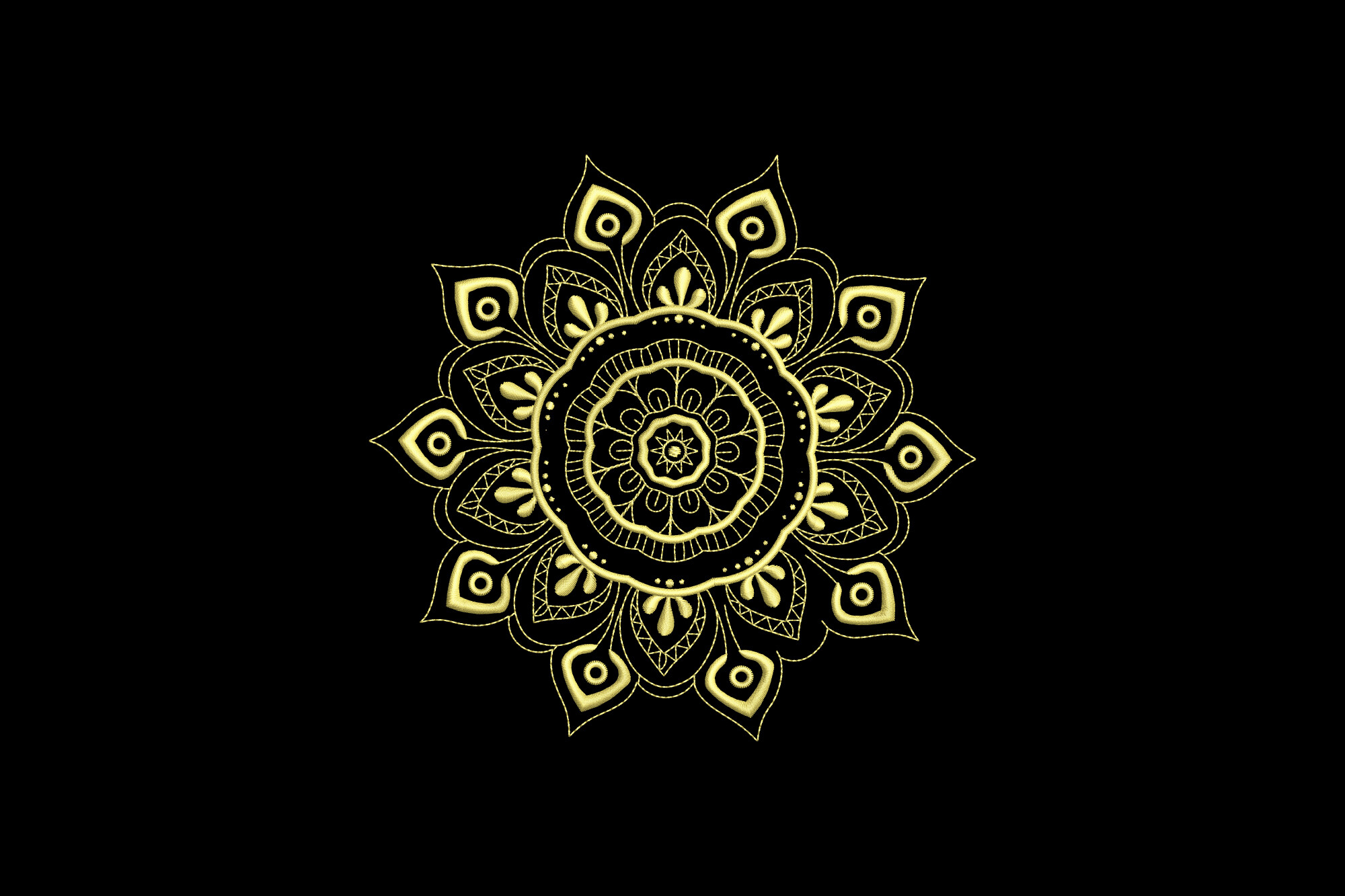 Elegant Mandala Flower