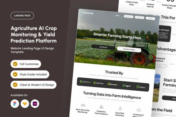 FarmLink Agriculture AI Landing