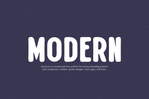 Govacos Font - Preview 2