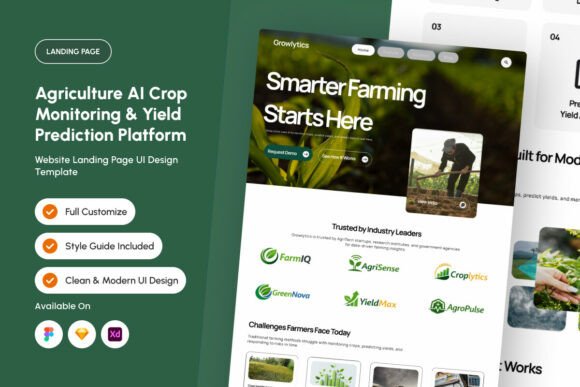Growlytics - Crop Monitoring AI Landing