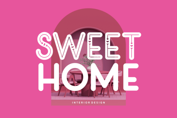 Huge Love Font PNG with transparent background - Preview 5