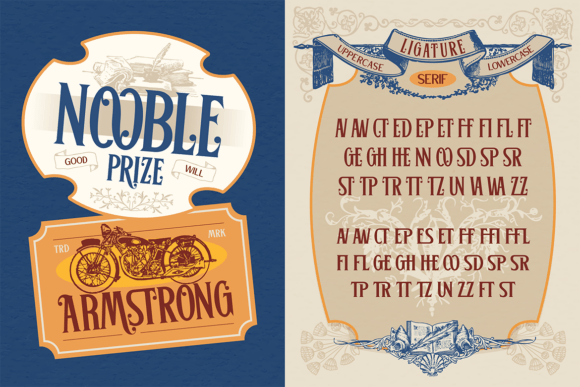 Lostrum Font PNG with transparent background - Preview 4