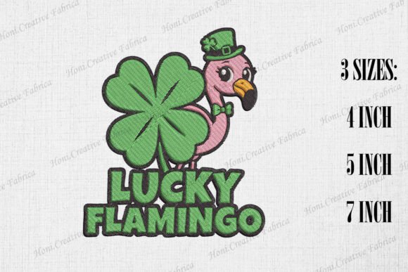 Lucky Flamingo St Patrick's Day