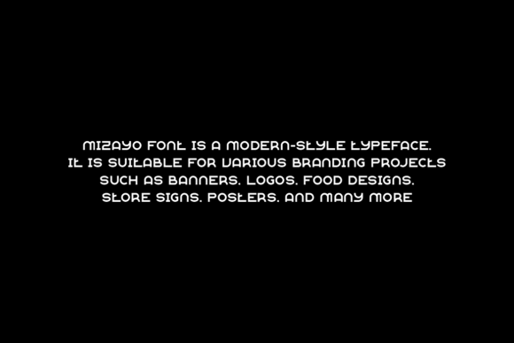 Mizayo Font PNG with transparent background - Preview 6