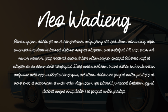 Neo Wadieng Font PNG with transparent background - Preview 2