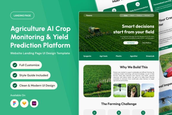 Panera Agriculture AI Analytics Landing