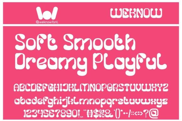 Pleasant Dream Font PNG with transparent background - Preview 2