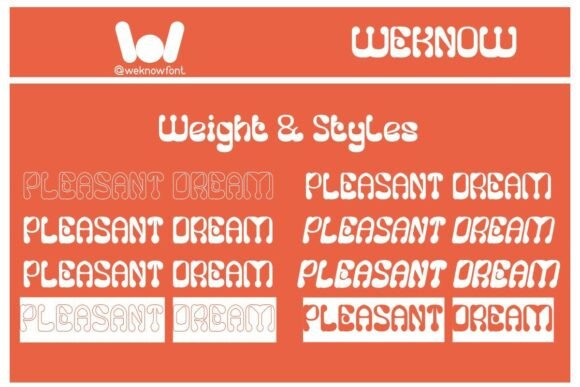 Pleasant Dream Font PNG with transparent background - Preview 5