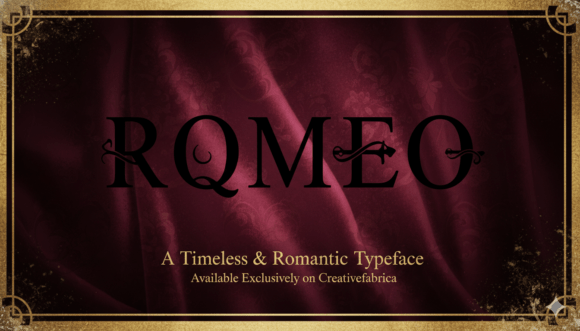 Romeo Font PNG with transparent background - Preview 1