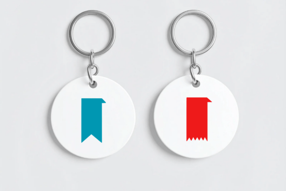 Ribbon Banner Font PNG with transparent background - Preview 5