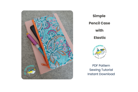 Simple Pencil Case with Elastic