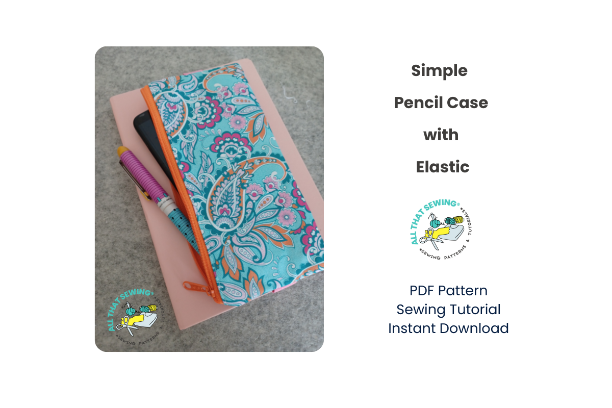Simple Pencil Case with Elastic