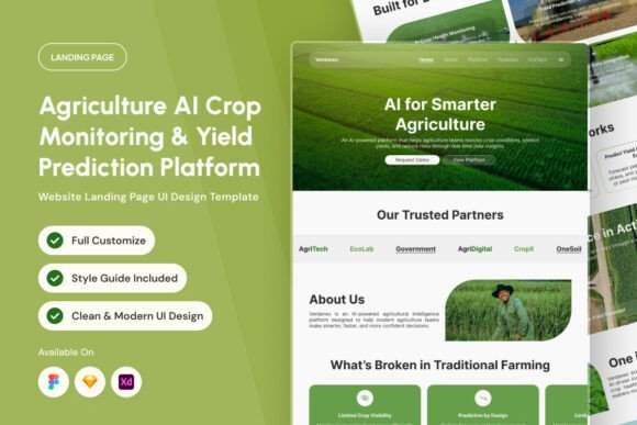 Verdanex Agriculture AI Landing Page