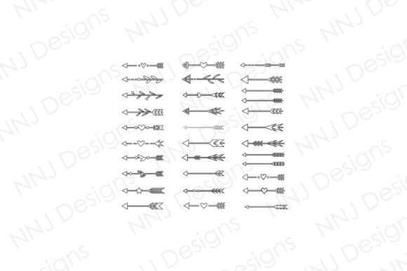 32 Arrow Outline SVG Bundle